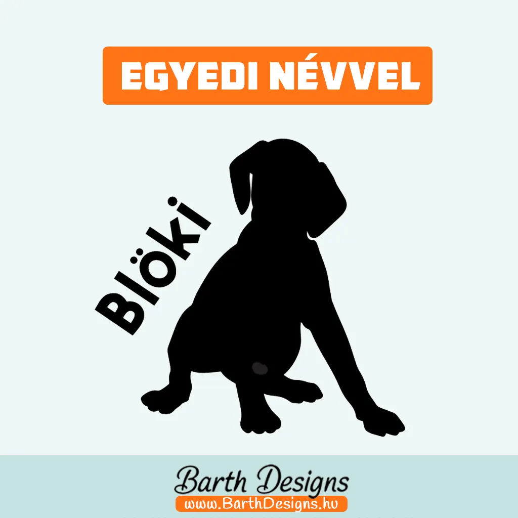 Több variációban vizsla matrica, kutyás autó matrica 1-1