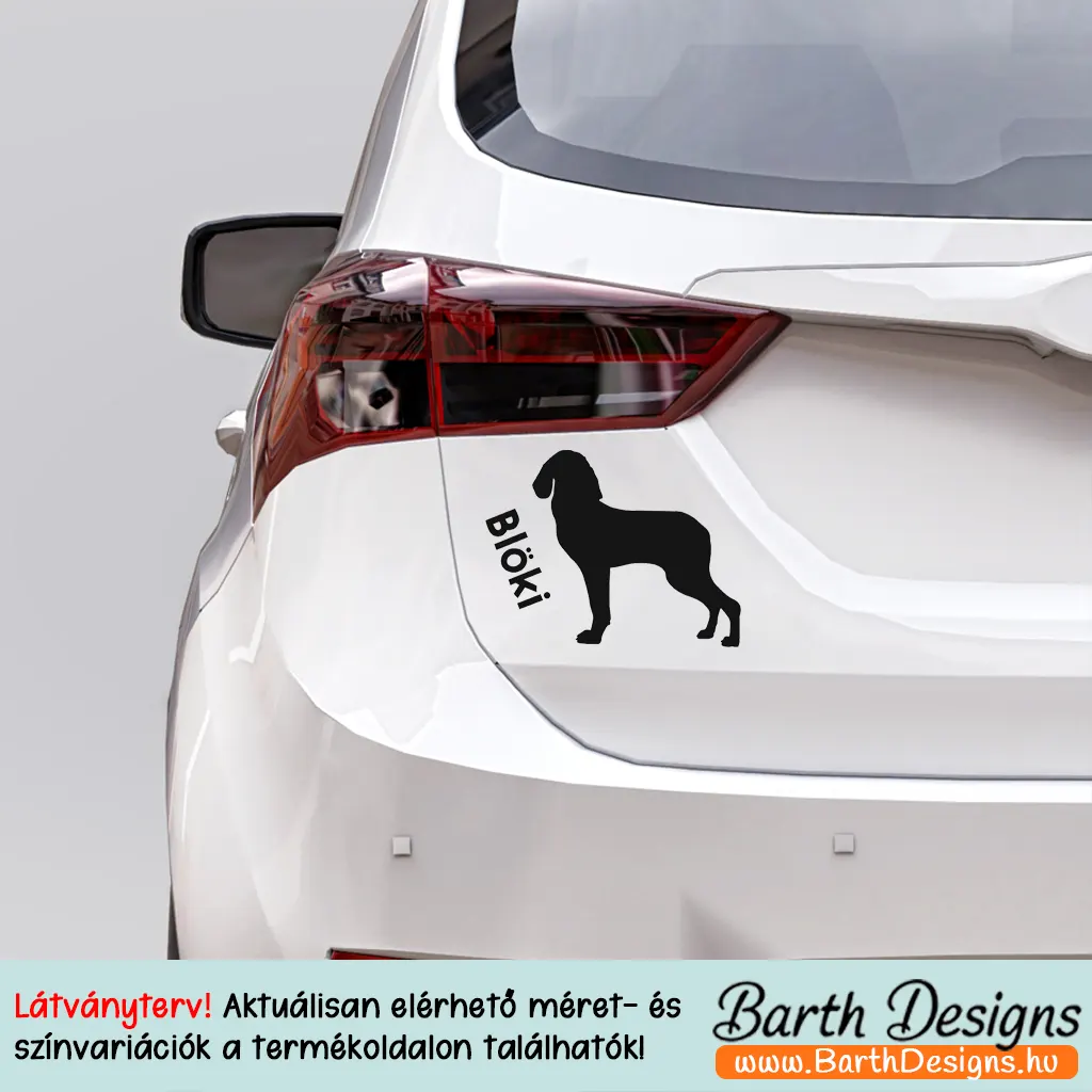 Több variációban vizsla matrica, kutyás autó matrica 3-2