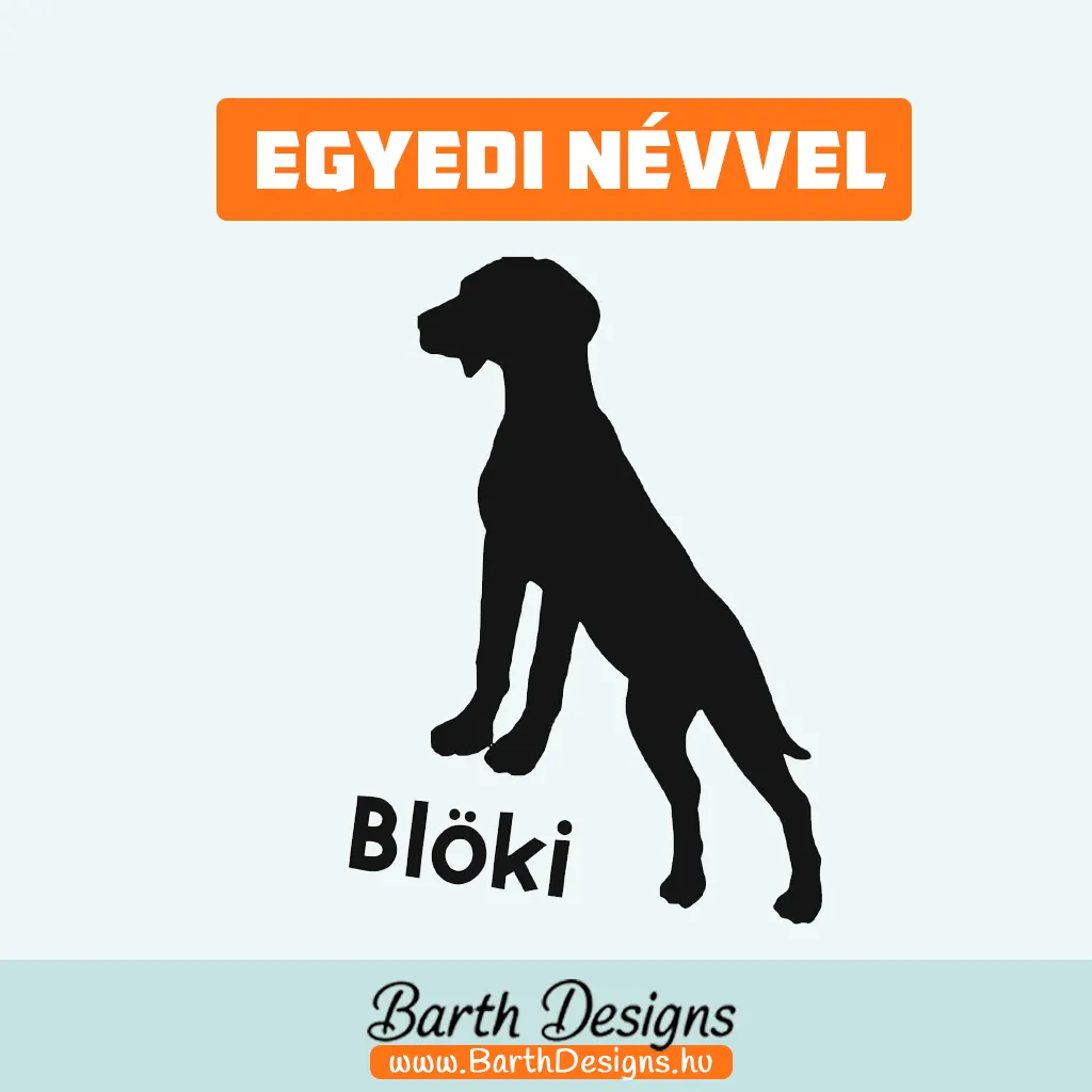 Több variációban vizsla matrica, kutyás autó matrica 4-1