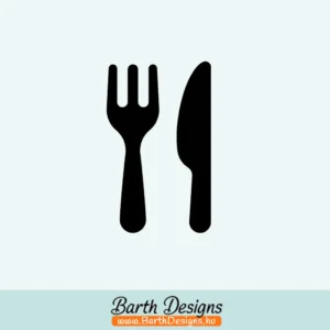 evőeszköz konyhai csempematrica 2-1