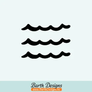 fürdőszobai csempematrica hullámok 1-1