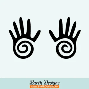 kéz matrica szett 1, család matrica, baba matrica 01