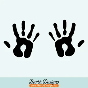 kéz matrica szett 2, család matrica, baba matrica 01