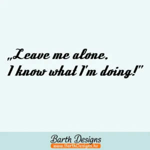 leave me alone I know what vicces autó matrica