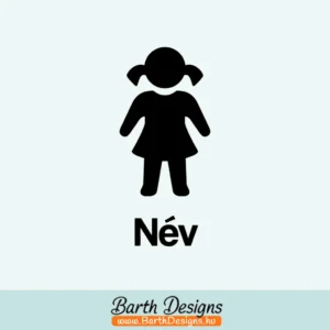 több színben és méretben autó matrica gyerek névvel No1-01