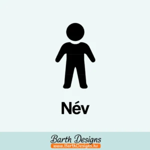 több színben és méretben autó matrica gyerek névvel No3-01