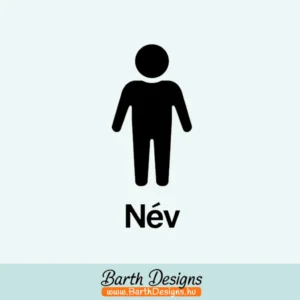 több színben és méretben autó matrica gyerek névvel No4-01