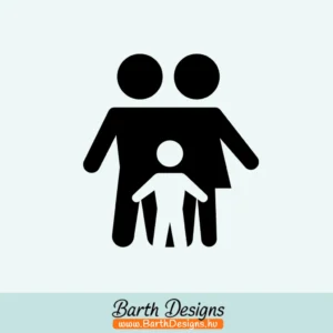 több színben és méretben család autó matrica No11 - 01