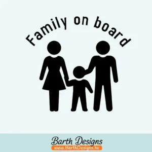 több színben és méretben család autó matrica No13 - 01