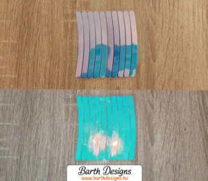 10dbos hologramos fényvisszaverő matrica szett