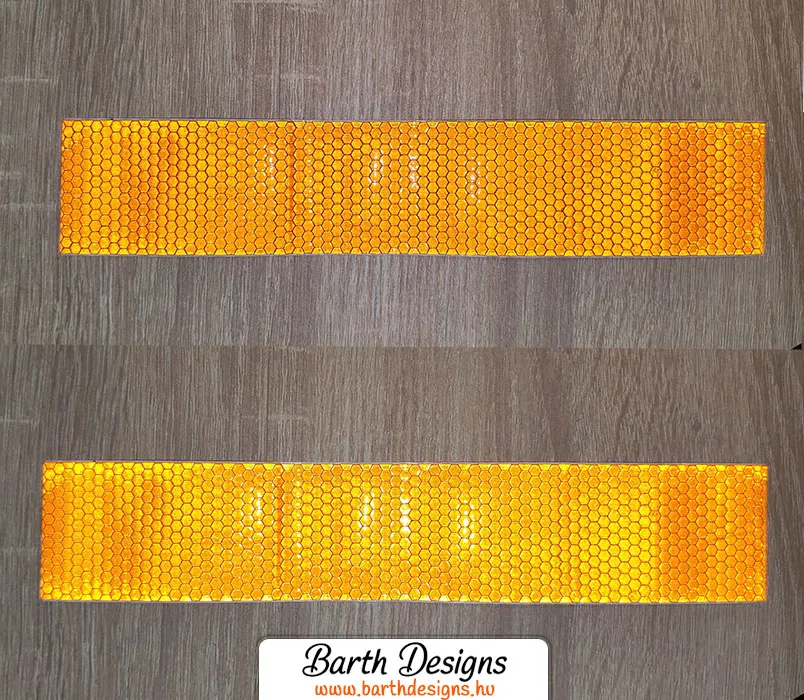 Narancssárga fényvisszaverő szalag