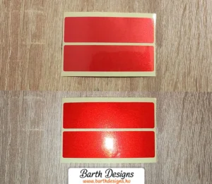 piros fényvisszaverő csík szett