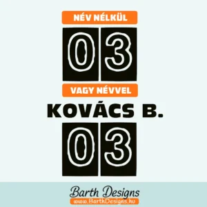 rajtszám matrica design no7 - 1