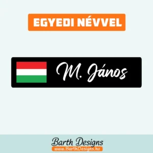 Név matrica biciklire 5-1