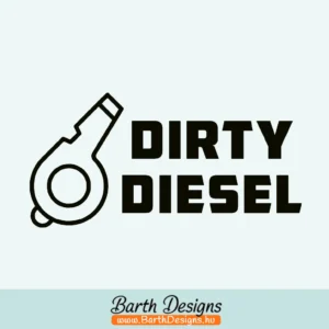 Több variációban DIRTY diesel matrica, tanksapka matrica v2-1