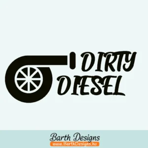 Több variációban DIRTY diesel matrica, tanksapka matrica v6-1