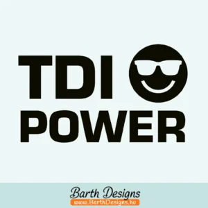 Több variációban TDI matrica, diesel matrica, TDI power matrica v4-1