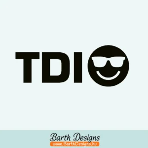 Több variációban TDI matrica, diesel matrica v3-1