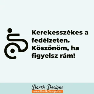 Több variációban mozgássérült matrica v5-1