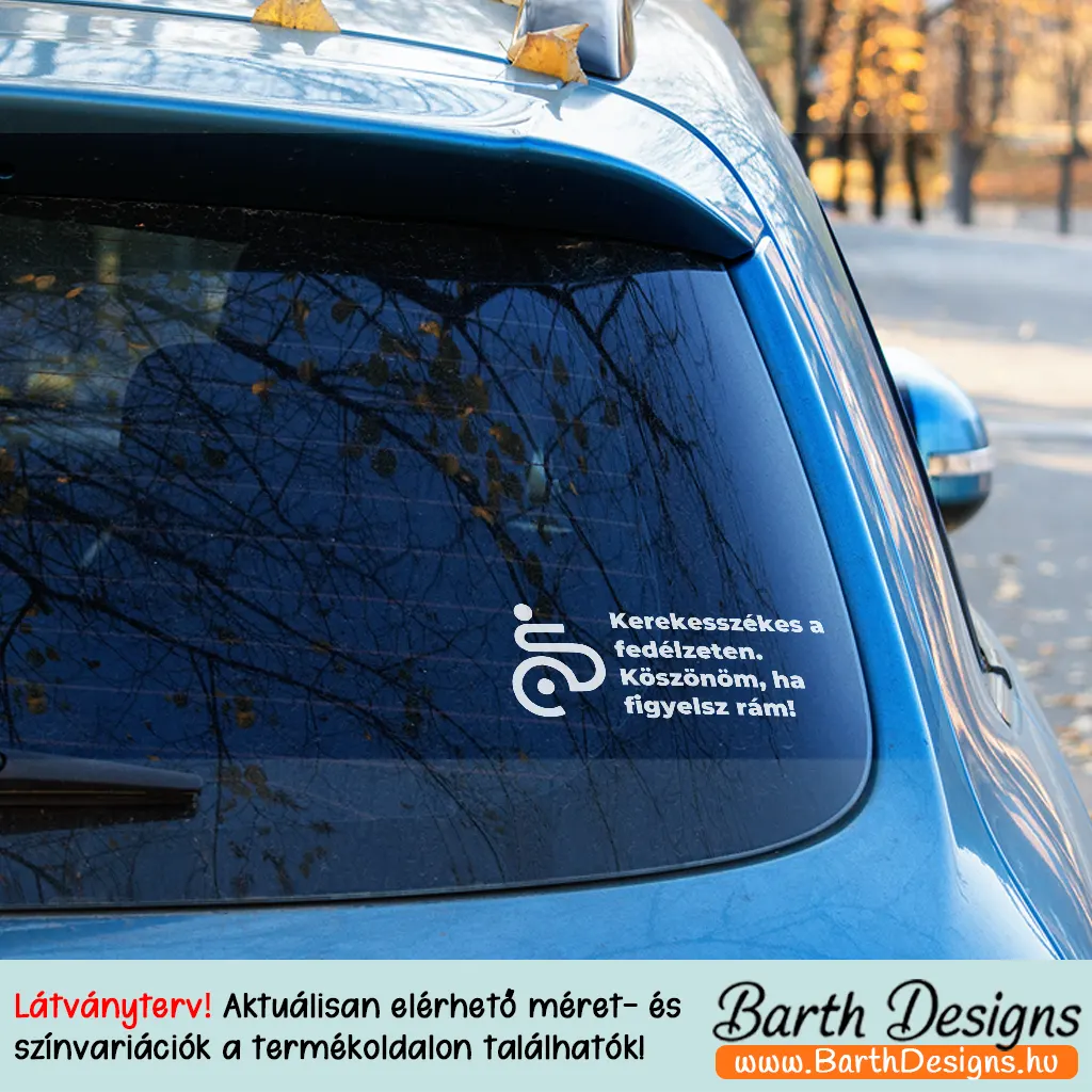 Több variációban mozgássérült matrica v5-3