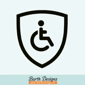 Több variációban mozgássérült matrica v8-1