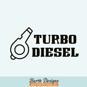 Több variációban turbo diesel matrica, tanksapka matrica v2-1