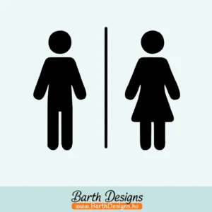 fürdőszoba ajtó matrica 3-1