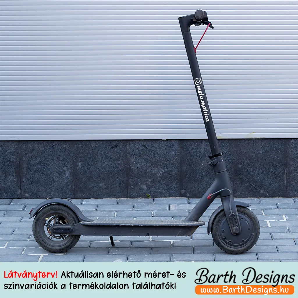 instagram matrica, autómatrica, felirat matrica 2-4