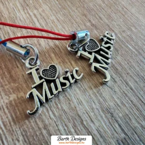 I love music zenei kulcstartó 1