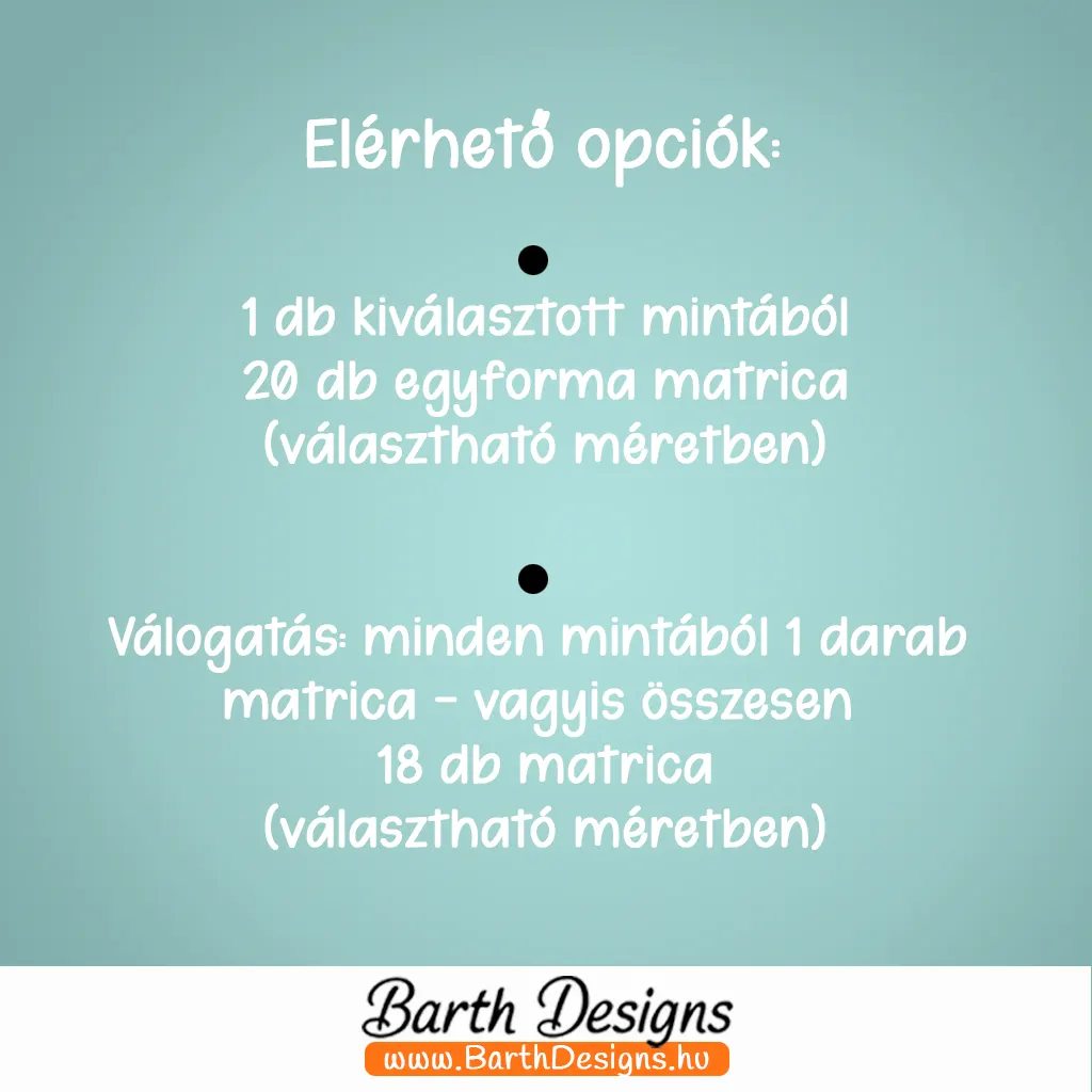 Zöldség-gyümölcs ovis jel matrica 3