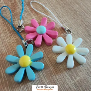 akril virágszirom kulcstartó 1