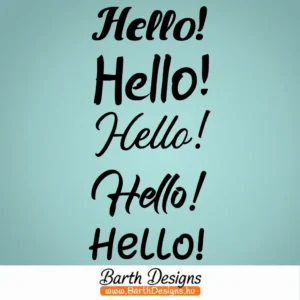 hello esküvői tükörmatrica 1