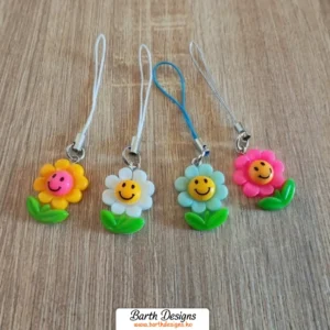 műanyag virág kulcstartó 1