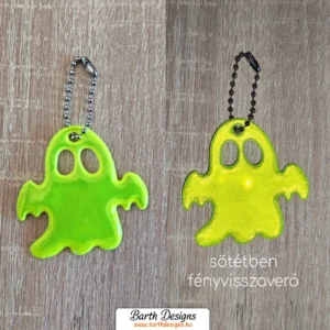szellem fényvisszaverő kulcstartó, függő 1