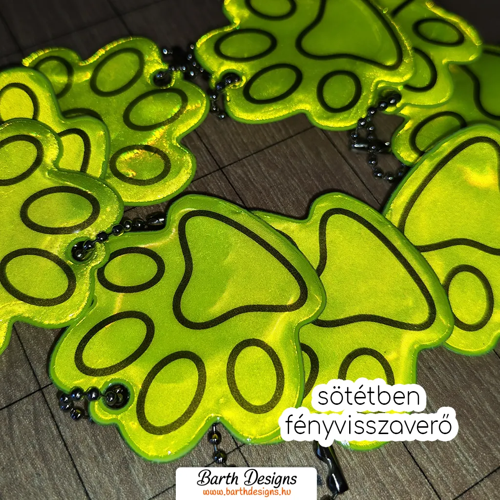 tappancs fényvisszaverő kulcstartó, függő 2