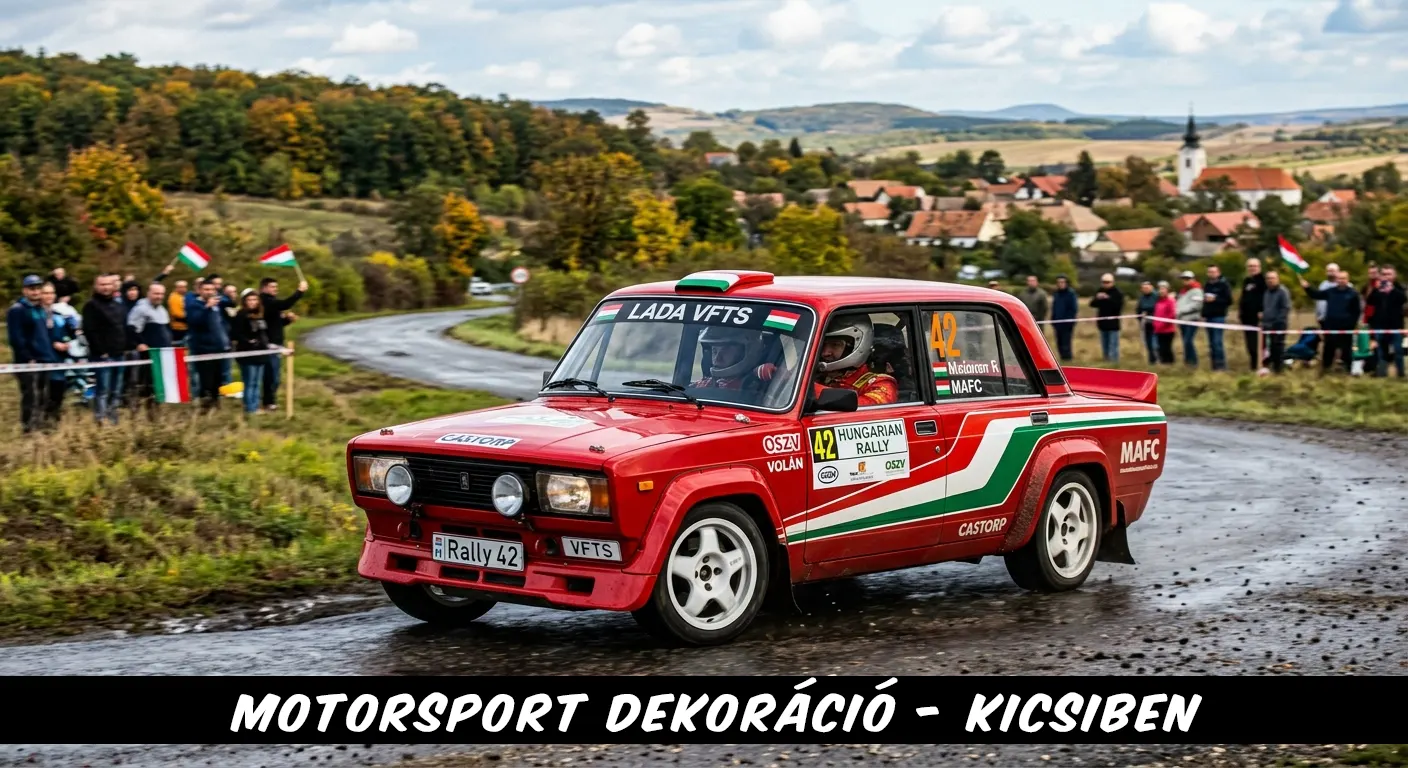 Motorsport dekoráció, kicsiben