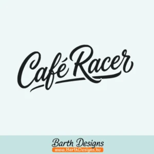 Cafe racer bukósisak matrica