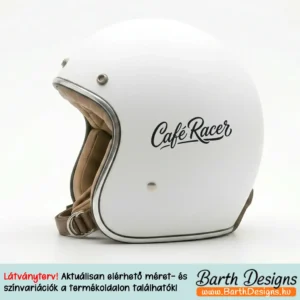 Cafe racer bukósisak matrica látványterv 1